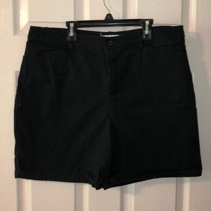 Croft and Barrow black shorts